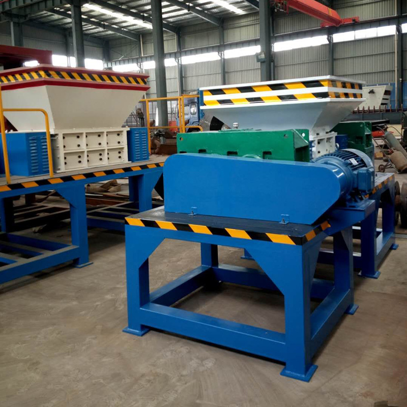 加重型废钢筋金属撕碎机 各种废旧生活垃圾撕碎机 环保双轴撕碎机