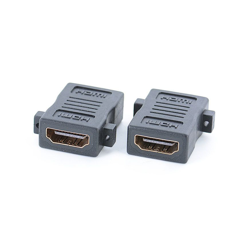 4版hdmi母转hdmi母头 hdmi转接头高清传输180度