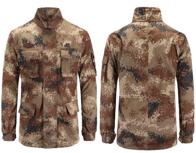 荒漠迷彩服正品荒漠迷彩服陆07冬款作训服沙漠迷彩套装男女作训服