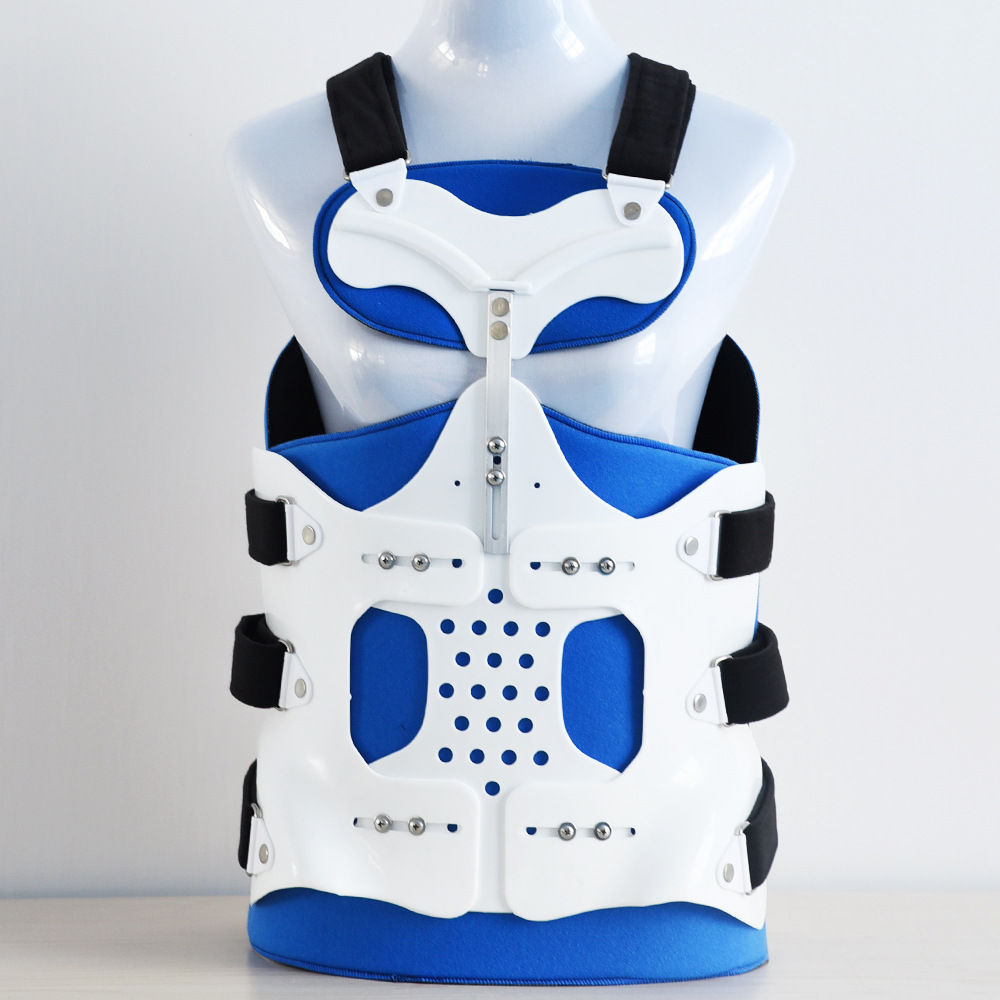 港盛 厂家定制可调节胸腰椎矫形器 腰椎骨折术后固定康复器