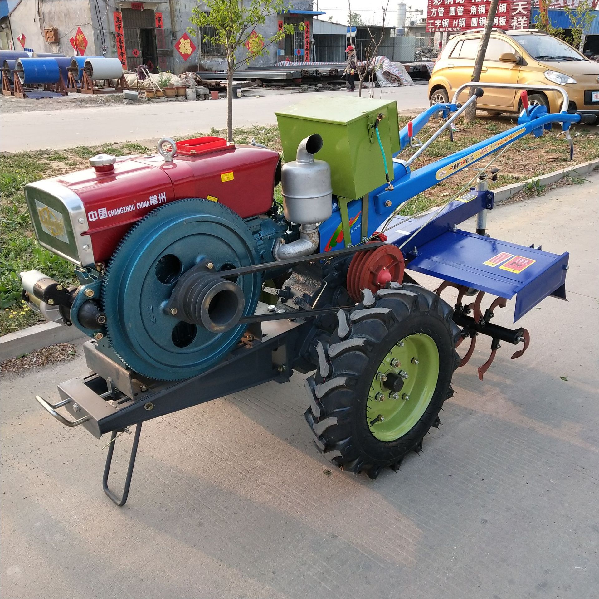 配套多种农具手扶拖拉机柴油手扶车厂家柴油动力手扶车价格