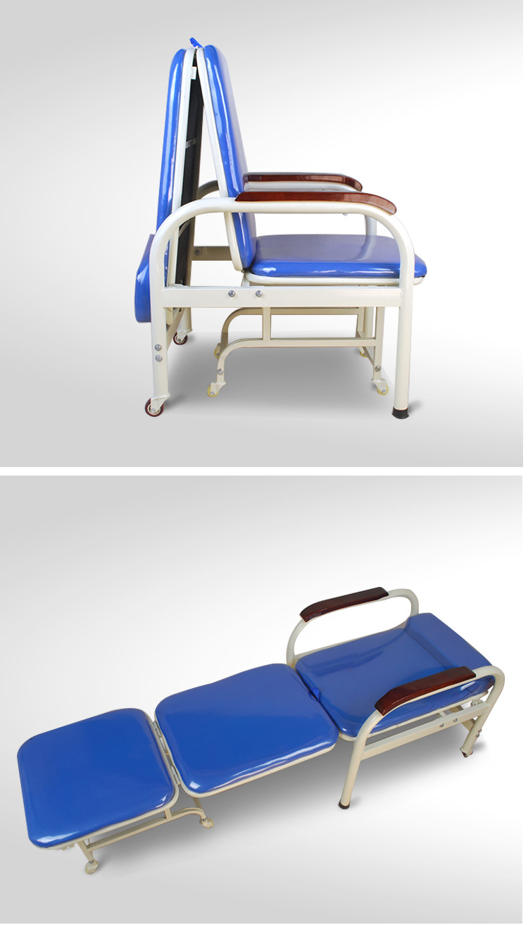 特价午休办公椅陪护椅陪护床医用折叠床椅子两用多功能椅床医院