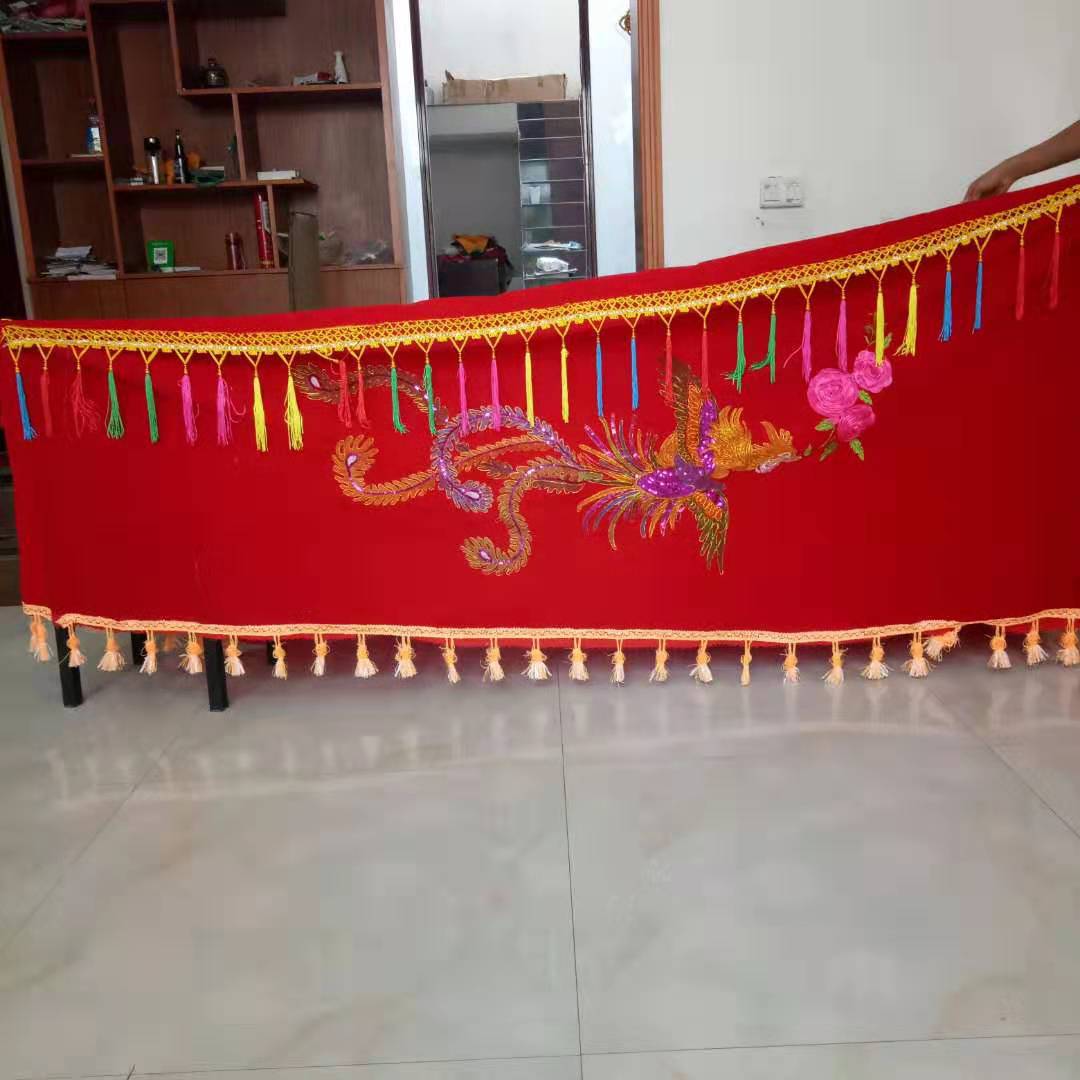 殡葬用品河南棺罩 寿衣批发 特种绣龙凤棺罩 厂家直销量大优惠