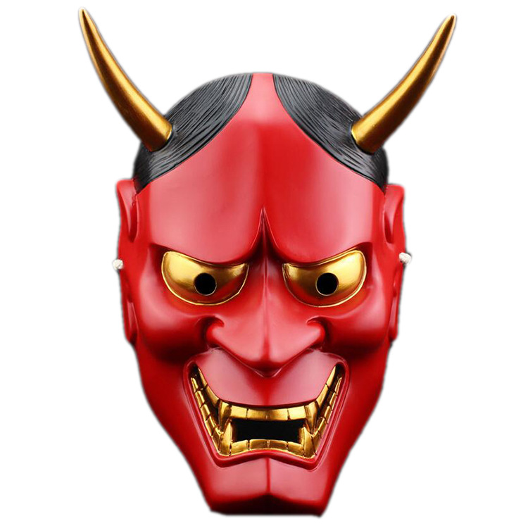 珍藏版大般若面具 化装舞会树脂道具 万圣节恐怖cos日本鬼首脸谱