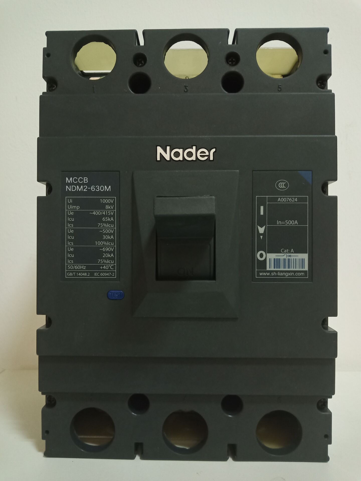 供上海良信ndm2-630h/3300塑壳断路器,空气开关ndm2良信电器开关