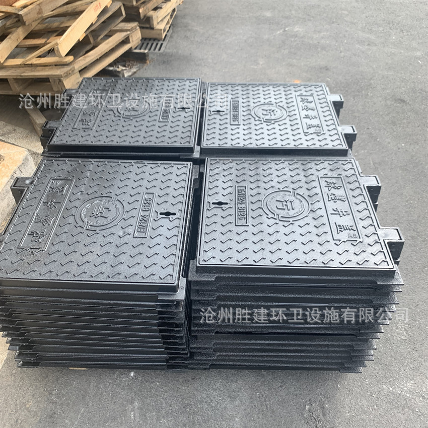 厂家供应铸铁方井方形井盖检查井路灯井盖现货供应