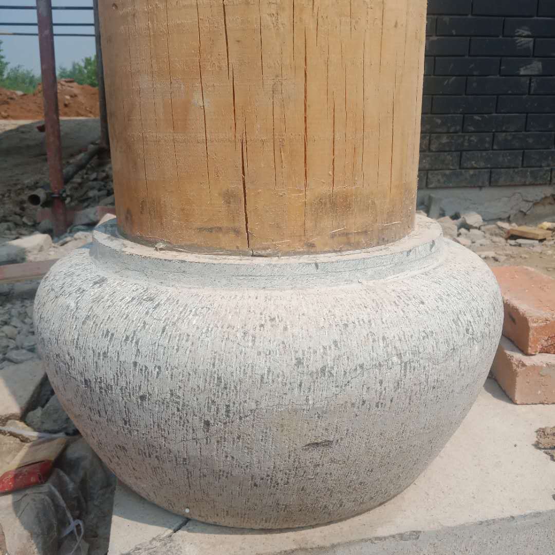 【雕花柱础石】厂家出售古建筑园林柱顶石手工雕花柱础石