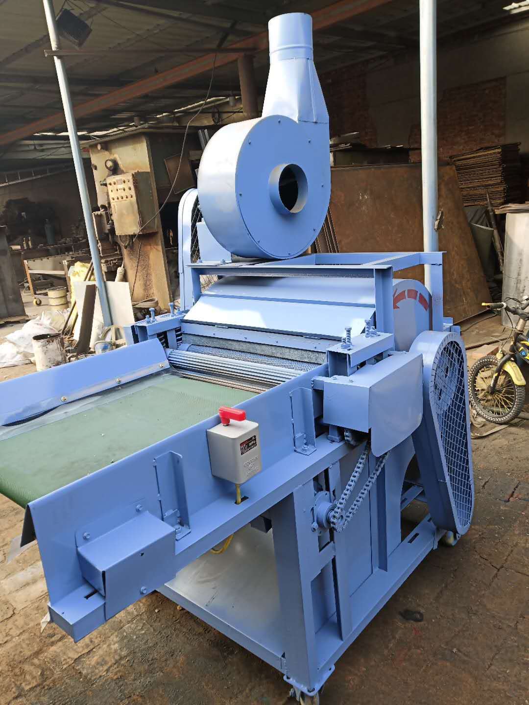 旧衣服碎布开松机厂家 羊毛开松机 玻璃纤维旧棉小型开松机新疆