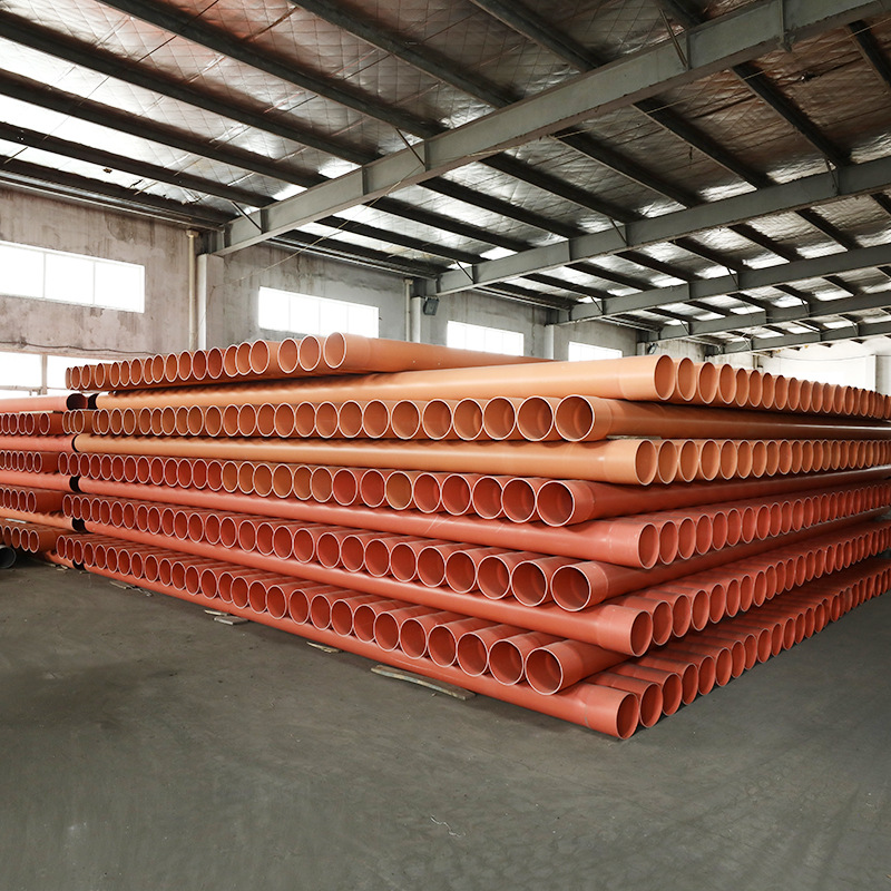 cpvc电力电缆管橘色地埋mpp电力实壁管 电力电缆保护管厂家批发