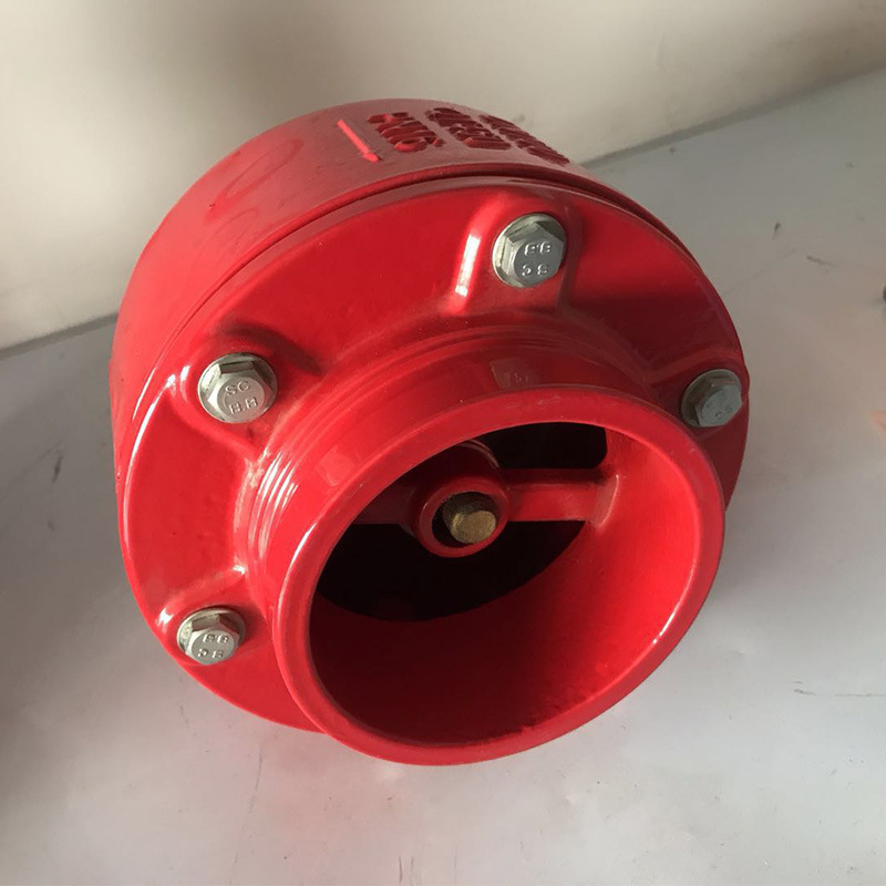 厂家直供大体静音式h81x沟槽消声止回阀卡箍连接沟槽式消声止回阀