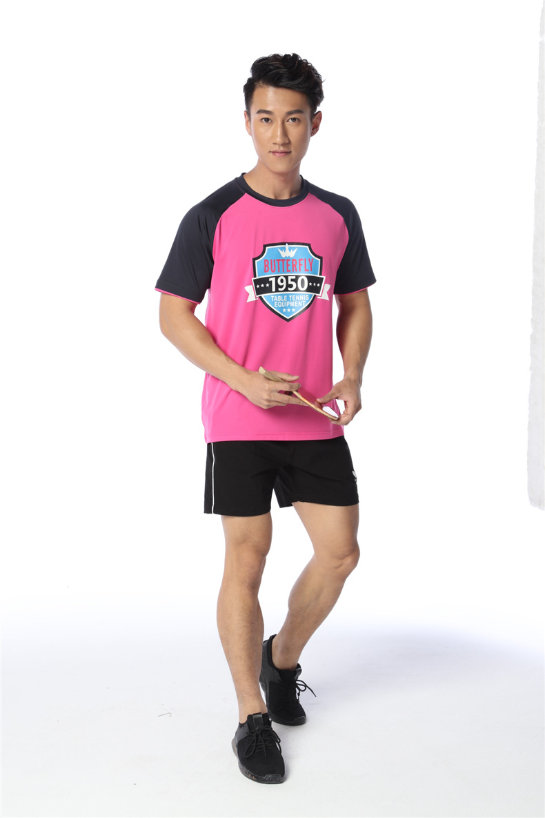 新款乒乓球服装套装男款速干短袖乒乓球训练服比赛运动服801