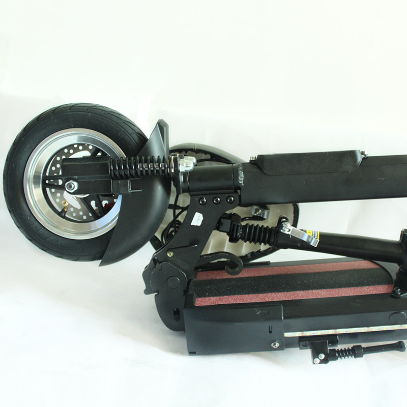 电动滑板车车架 10寸48v大电池盒折叠电动车车架 铝合金车架批发