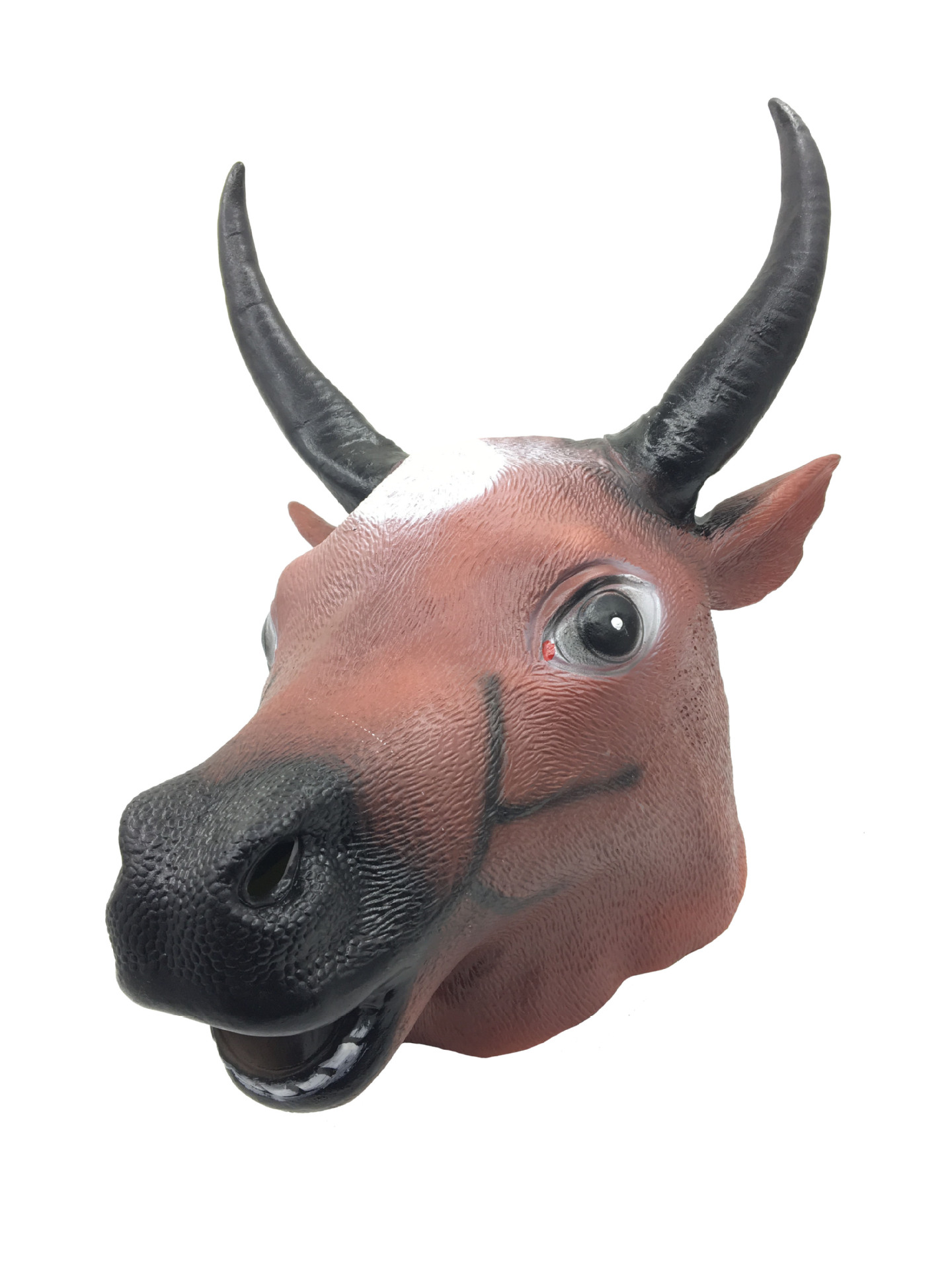 万圣节牛头鬼节十二生肖动物牛头马头搪胶头套牛头马面头套面具