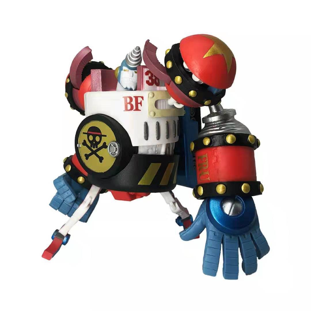 海贼王 航海王 大将军 弗兰奇 手办 q版 弗兰奇 公仔模型玩具摆件