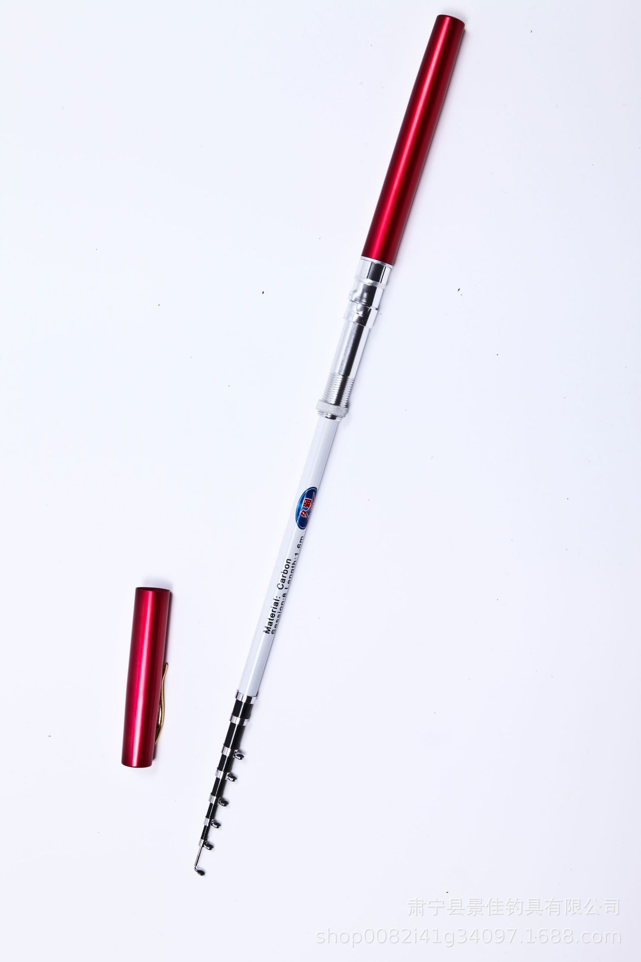 跨境专短迷你鱼竿 钢笔竿 1.6米1.8米2.1米小海竿便携式钓鱼竿