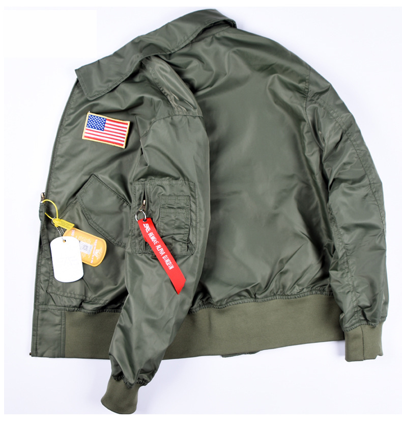 飞行服夹克cwu-45/p阿尔法·马丁美国空军短款薄款工装外套复古