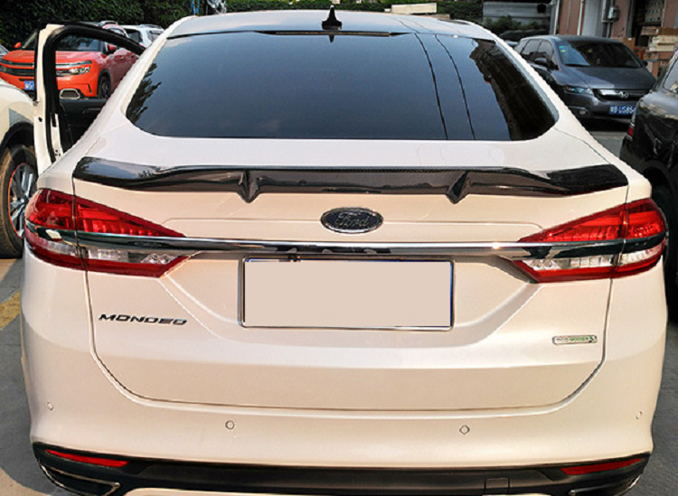 适用福特新蒙迪欧改装尾翼免打孔汽车改装运动款尾翼大号鸭舌尾翼