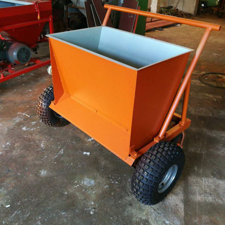 供应手推式操场用冲砂机 四轮草坪补沙机 草坪冲砂机