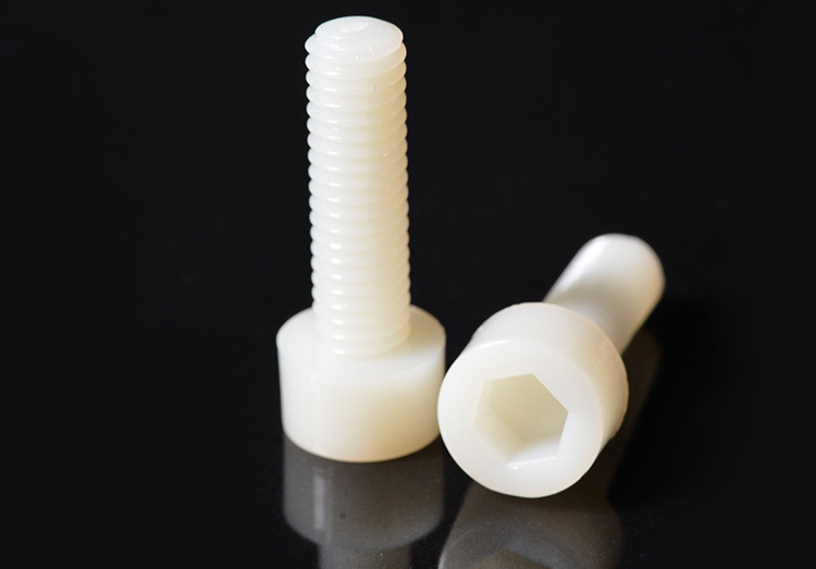 【免费拿样】塑料螺丝 塑胶沉头螺丝 白色尼龙内六角螺丝 可定制