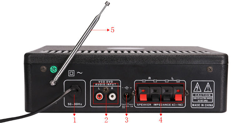 外贸尾单清理kinter-006 ac220v/dc12v两声道hifi家用功放