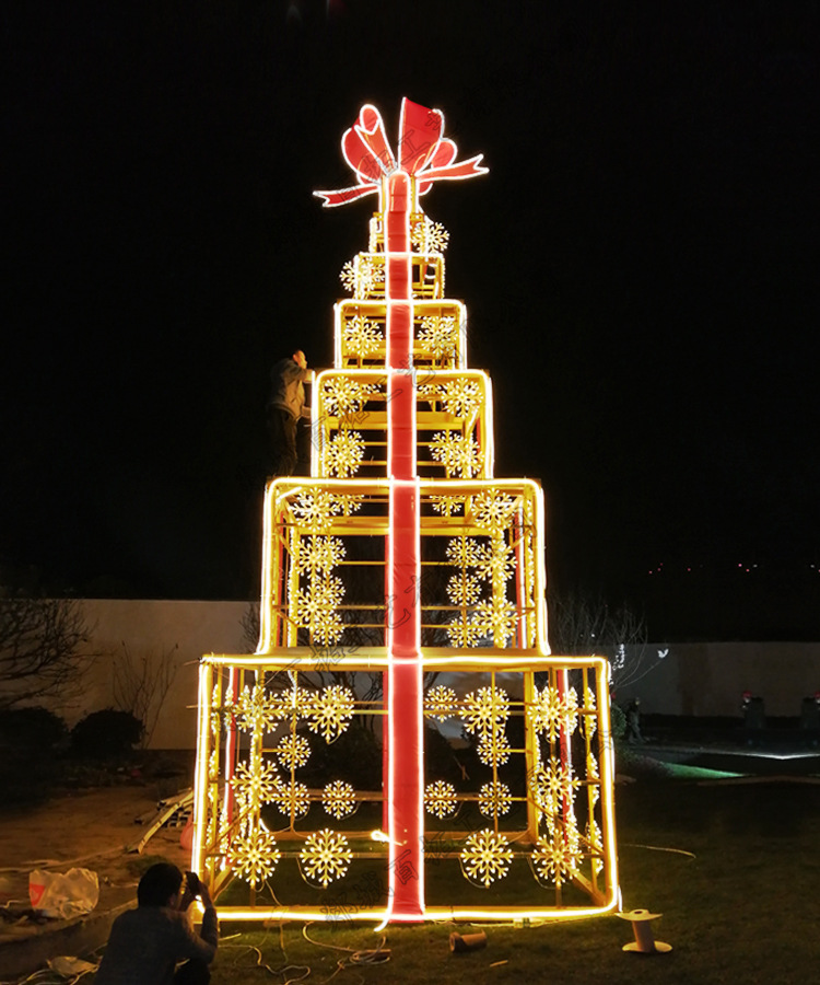 2020新款圣诞树厂家直销承接工程酒店广场楼盘开业庆典节日定制