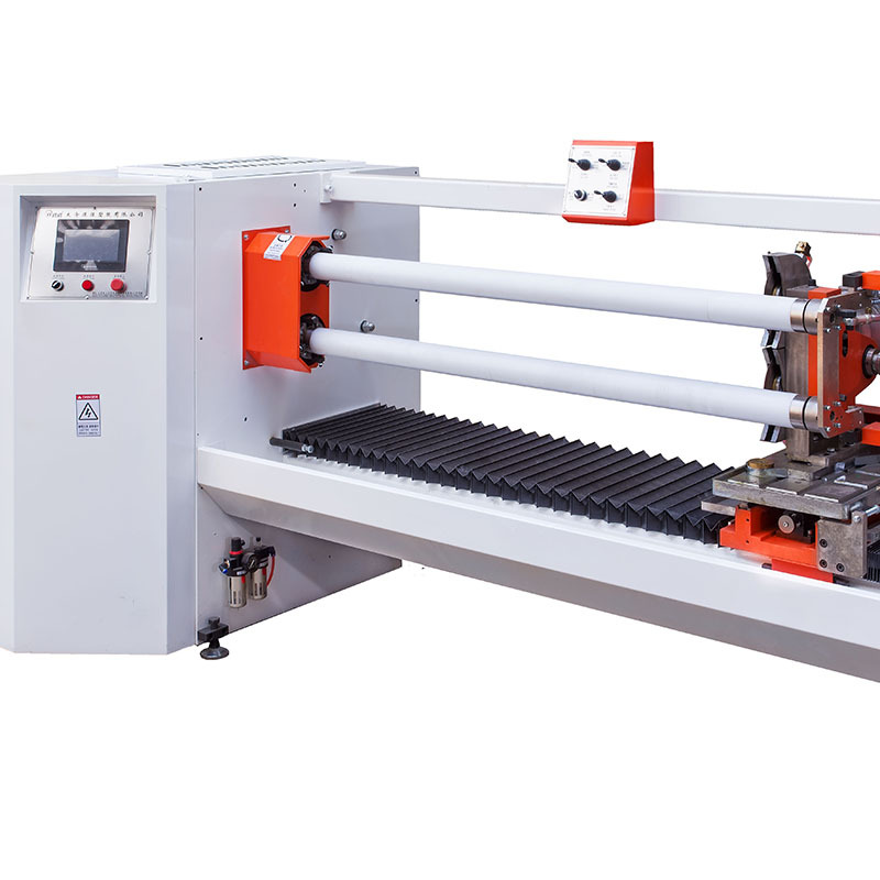 双轴自动切台双面胶分切机,分切精准,误差小,产品美观