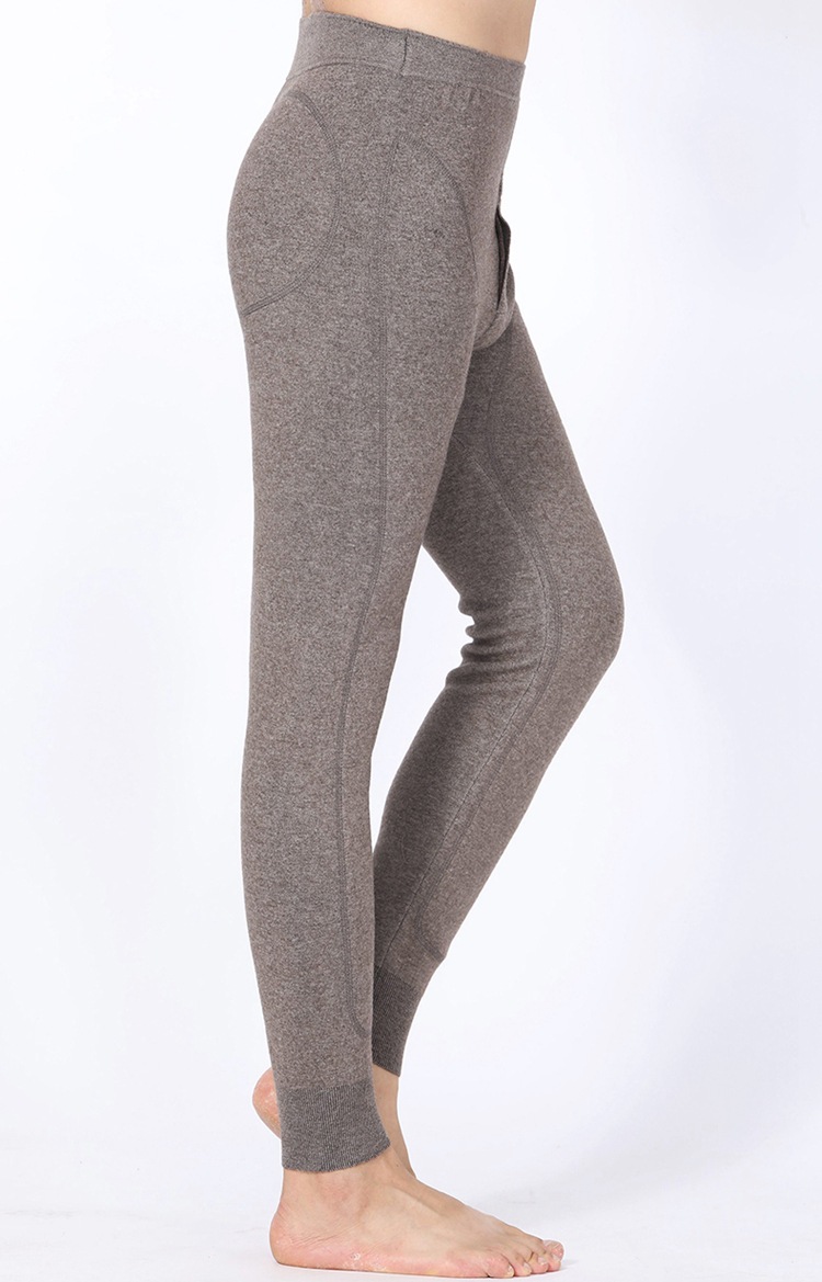 男式纯羊绒裤男冬季加厚保暖裤山羊绒裤毛裤护膝打底毛线绒裤子