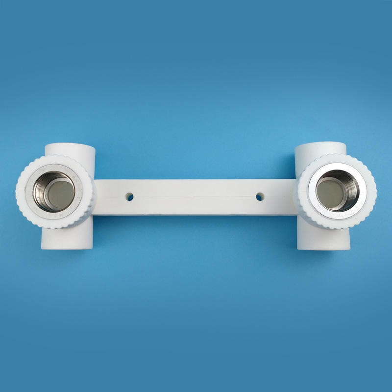 pp-r连体三通ppr双联组合内丝三通4分变20家装冷热水管zt20*1/2f