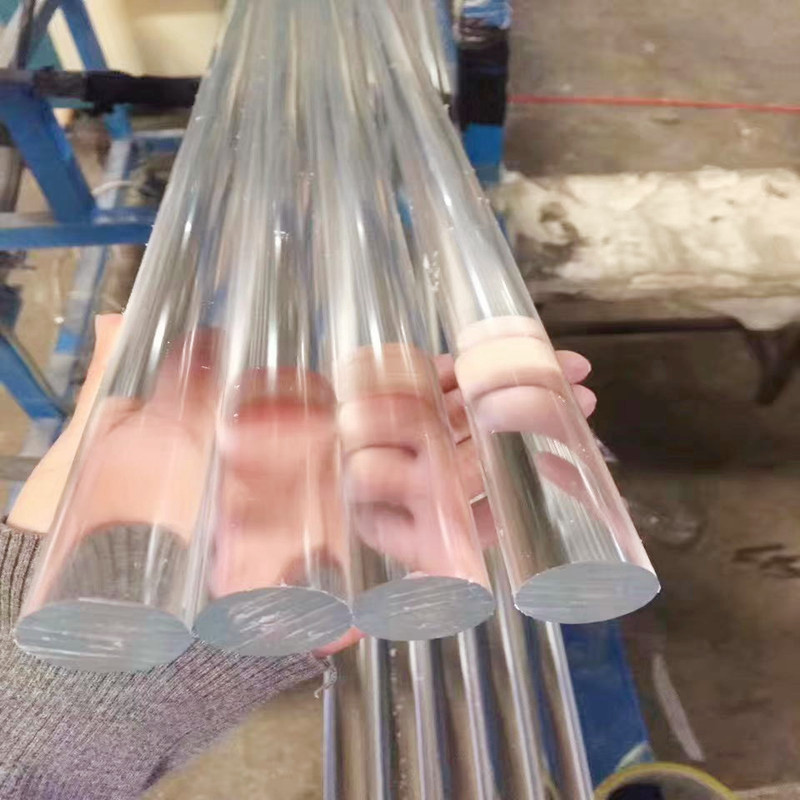 透明亚克力棒pmma棒有机玻璃棒家具灯饰装饰品可抛光加工攻牙导光