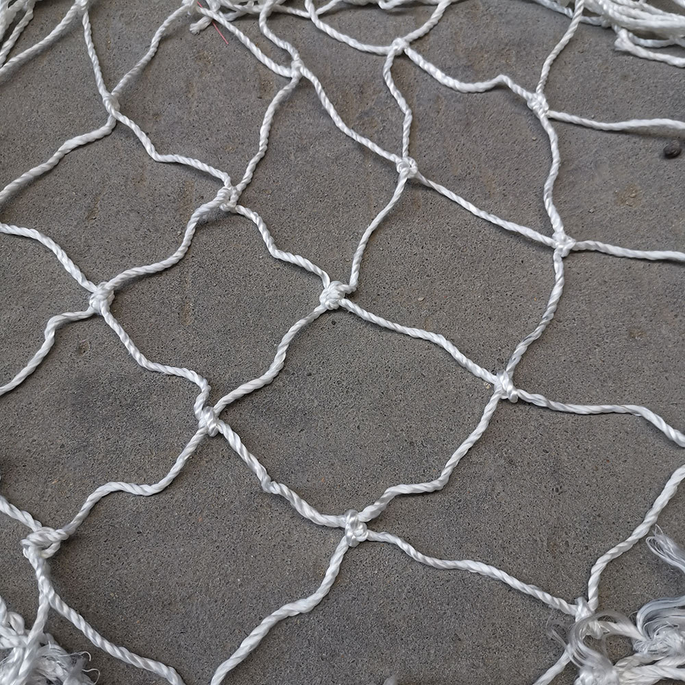 【现货】集装箱货柜防护网 建筑安全平网 白色尼龙绳网 弹力绳网