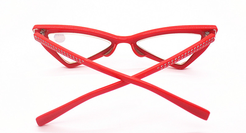 猫眼时尚三角型钻石老花眼镜女款潮流高清晰老视眼镜厂家批发老花