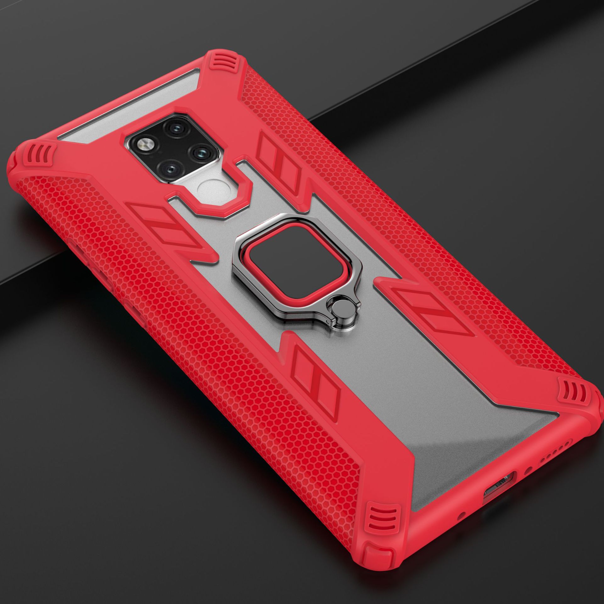 铁血战士华为mate20x指环手机壳 华为mate20x车载支架防摔保护壳