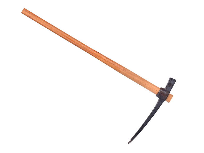 立锦 手工锻打洋镐 户外农用镐头锄头 十字镐 矿业岩镐 旷工岩锄