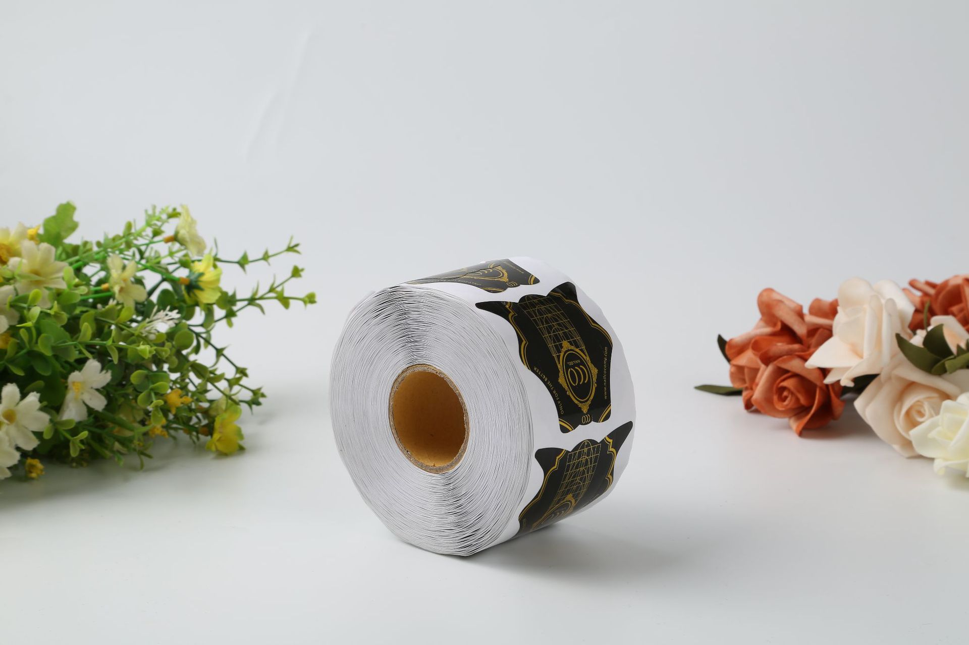 美甲纸托批发 长方形纸托马蹄形纸托 尖甲纸托卸甲卷纸厂家直销