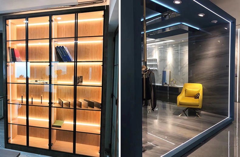 跨境专供led灯带2835 展柜橱柜灯条120灯12v软灯条衣柜硬灯带定做