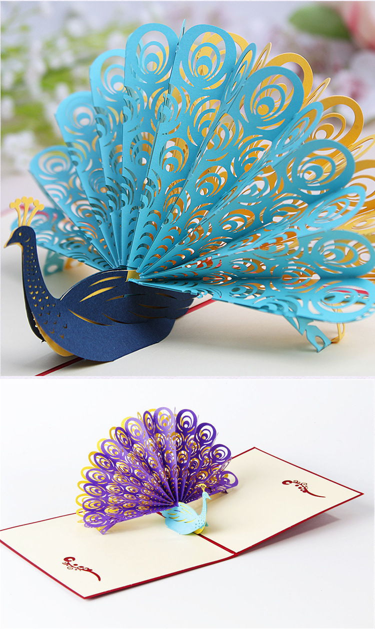 立体纸雕圣诞贺卡diy镂空贺卡3d立体贺卡生日贺卡批发