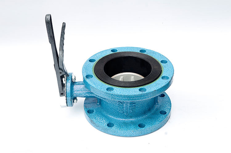 重庆渝熙阀门经营部天津莱斯特阀门球墨铸铁手柄法兰蝶阀d41x-16