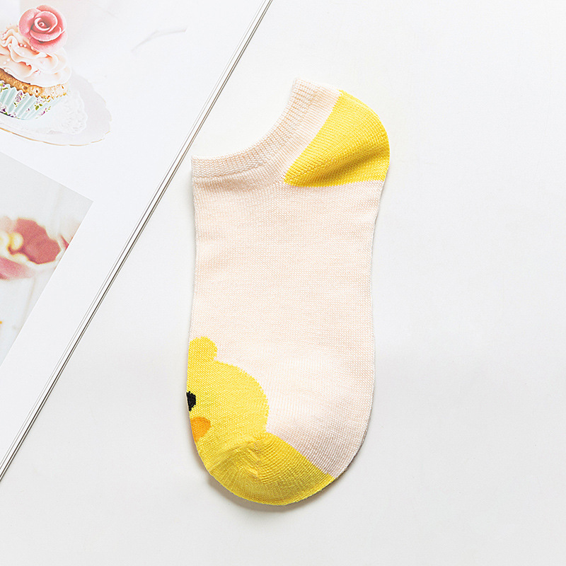 New Socks Women's Candy Color Socks Women's Socks Polyester Cotton Solid Color Women's Boat Socks Summer Hidden Star Stall Gift Supply