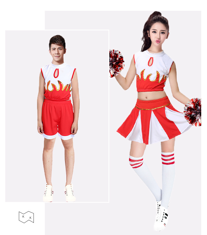 男女成人啦啦队儿童啦啦操女学院风中小学生运动会啦啦裙表演服装