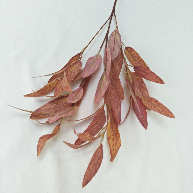 仿真植物桉树叶 家居装饰仿真假花婚庆花束 摆拍道具桉树叶子