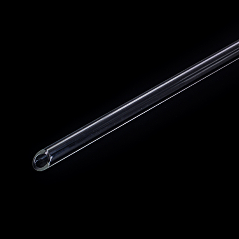 厂家批发高硼硅耐热玻璃吸管果汁奶茶直管弯管透明玻璃管