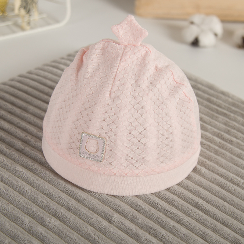 2019婴儿童五角星套头帽 宝宝棉布帽 男女婴儿胎帽 儿童帽子js60