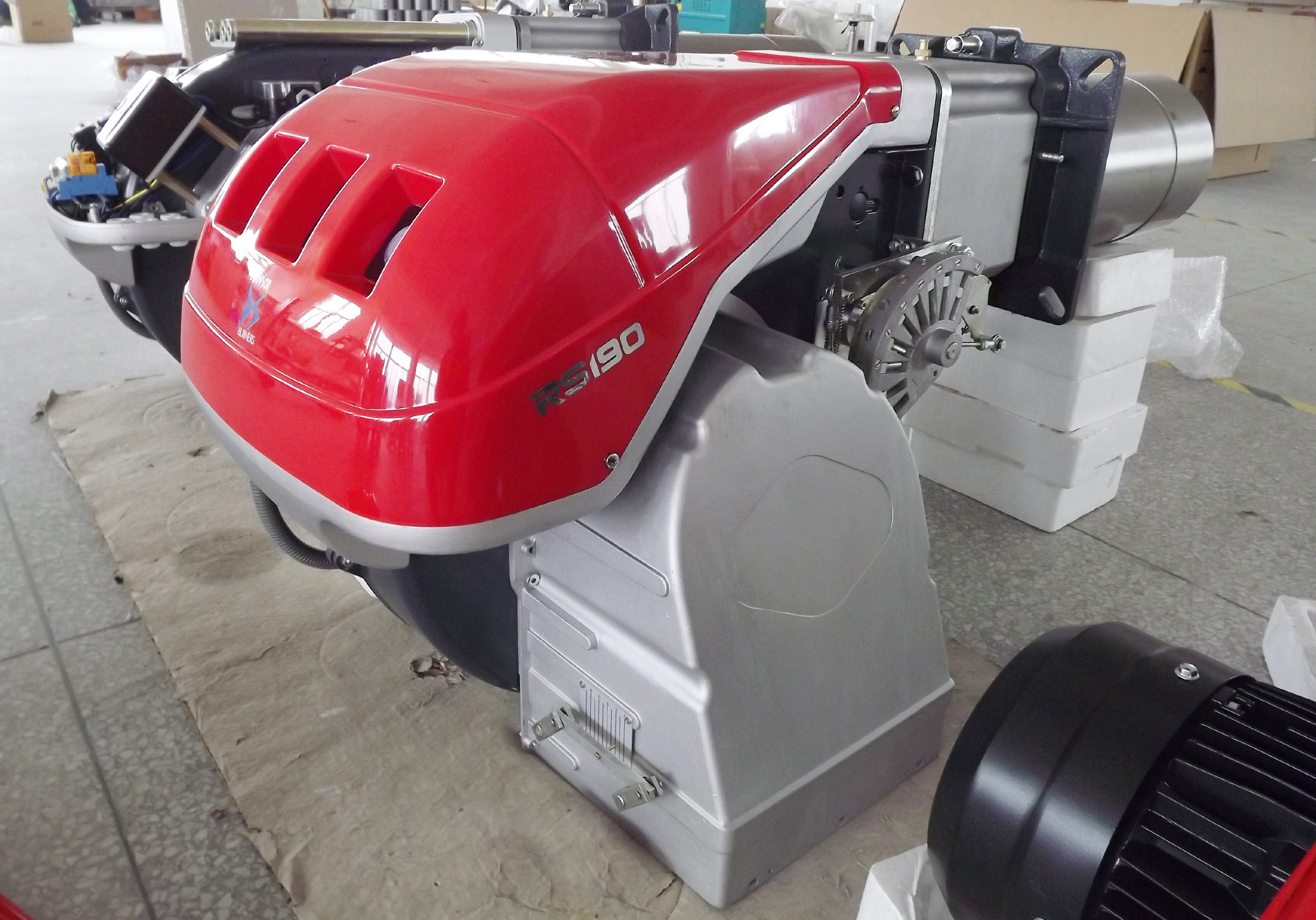 厂家供应利雅路rs燃气燃烧机 130万大卡蒸汽烘干烤漆加热燃烧器