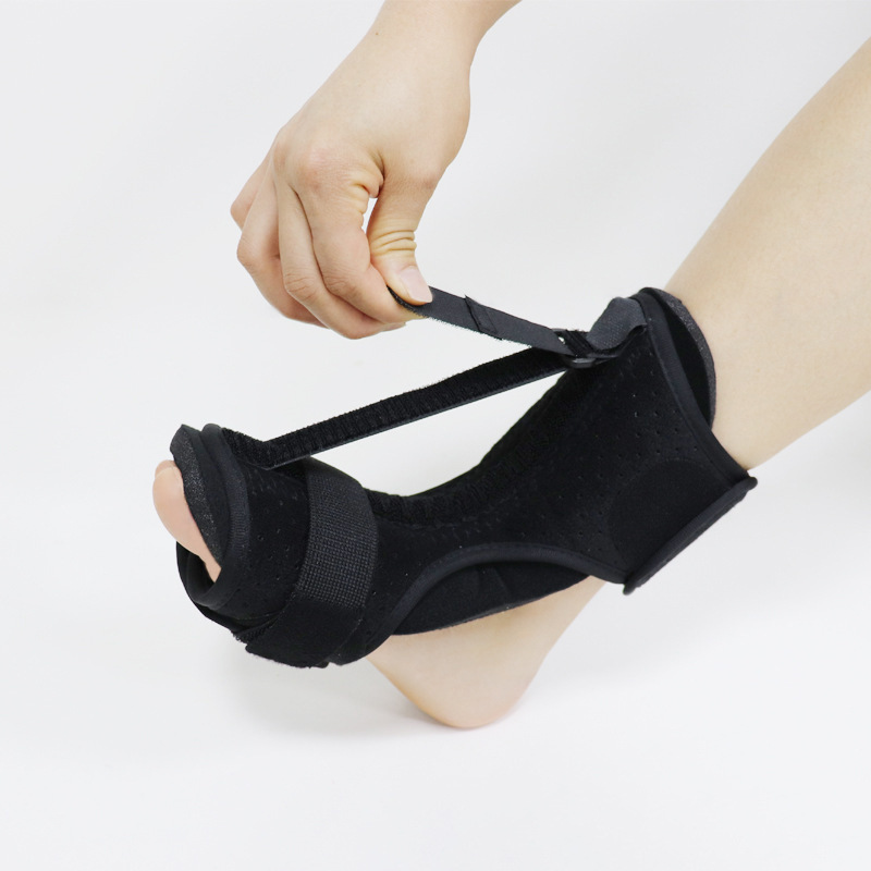 新款单条足托 足下垂矫形器 亚马逊脚踝固定夹板 足底筋膜炎