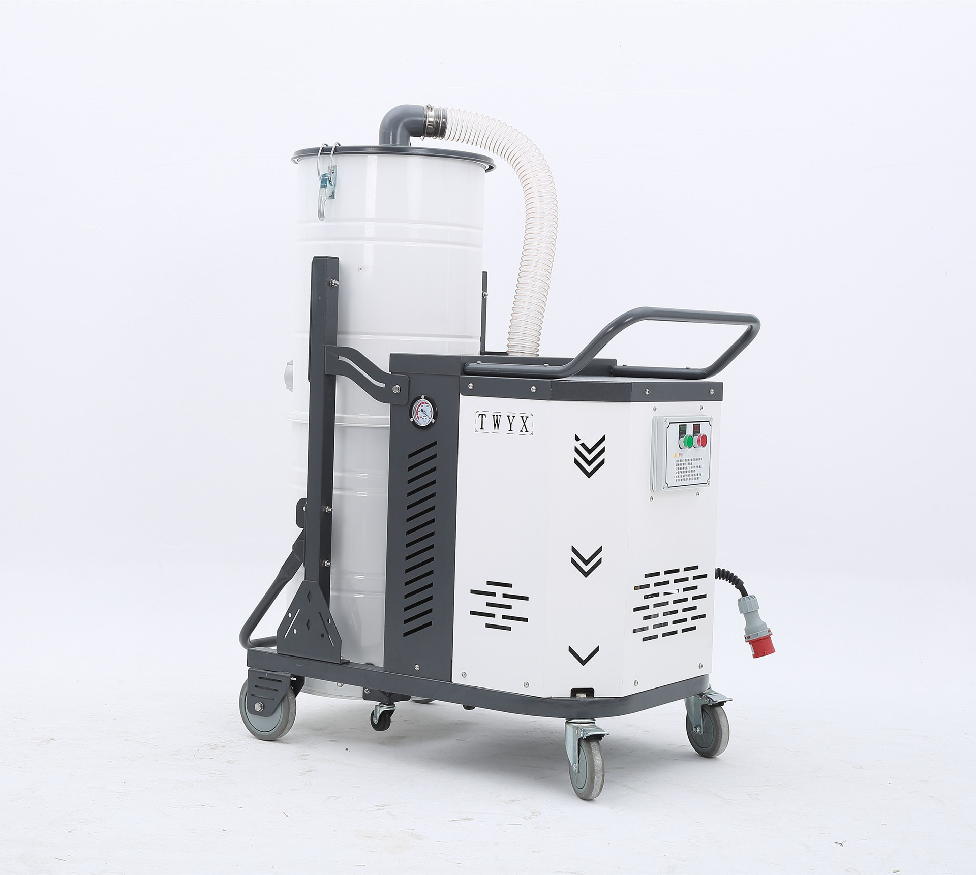 高压真空移动式脉冲反吹自动清理灰尘工业吸尘器本机适用于五金,机械