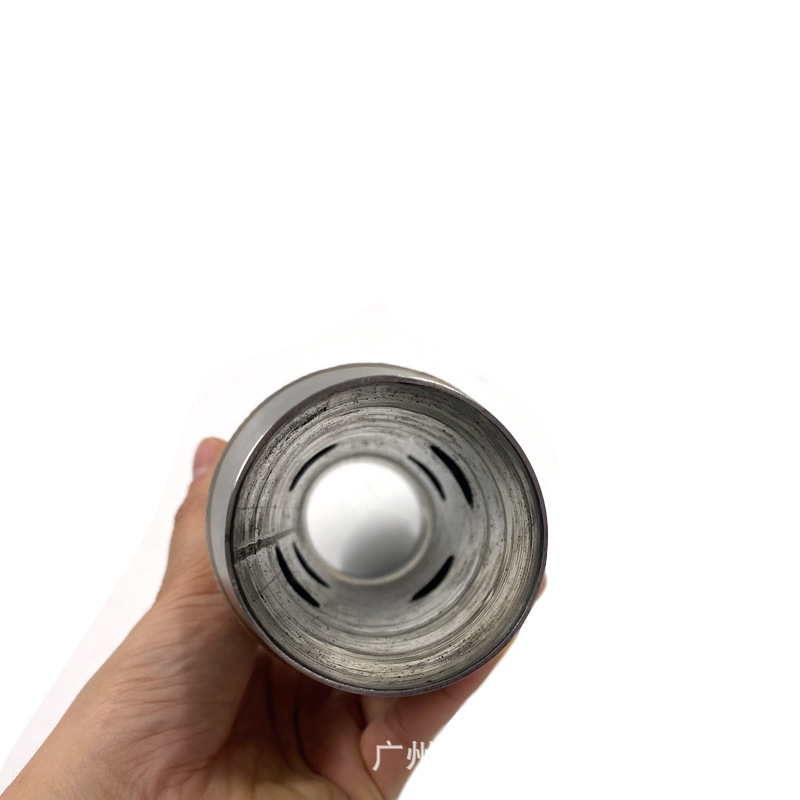 摩托车街车改装排气管回压鼓带消音器回压包后段端尾喉排气管通用