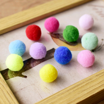 彩色毛绒球 棉球 精油香薰扩香 香囊球 配件 多色 现货批发 pj01