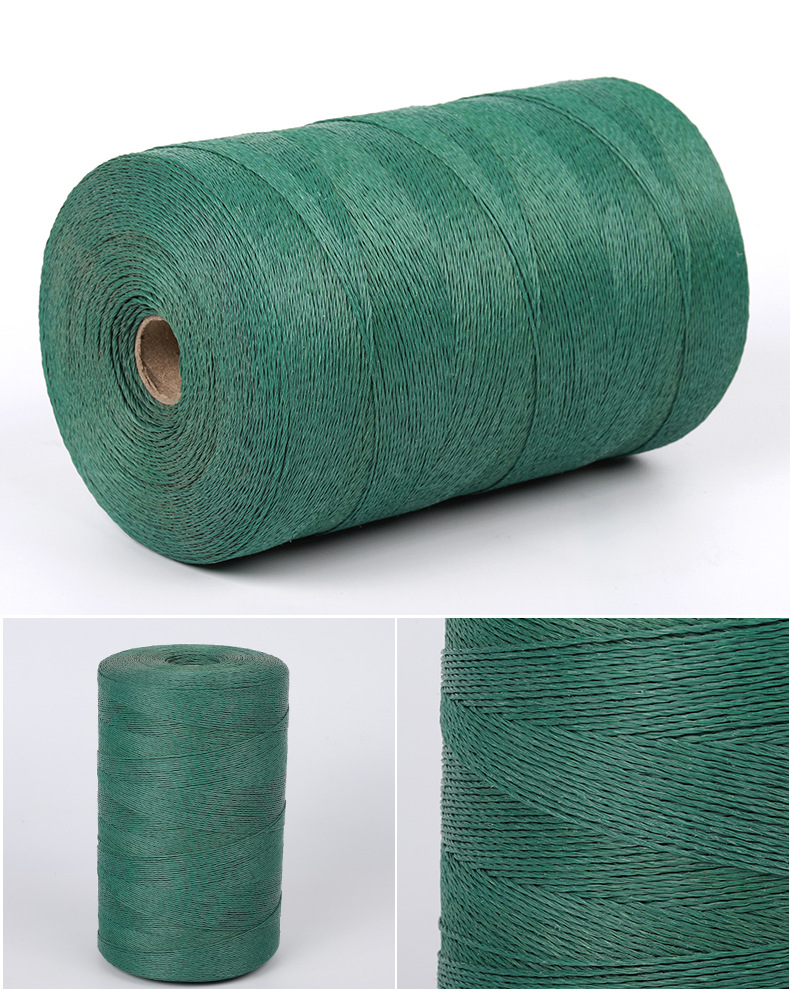 绿色渔网线大棚吊秧绳 聚乙烯塑料粗细绳尼龙绳绞丝线