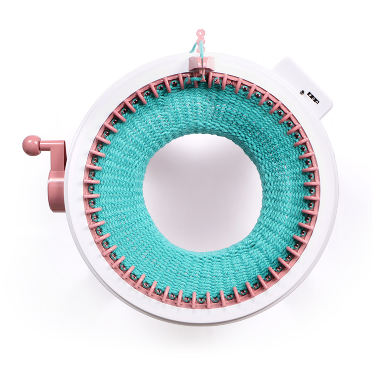 Oversized 48-Pin DIY Flat Knitting Machine Hand-Woven Wool Weaving Machine Girl Scarf Hat Play House Interactive Toy