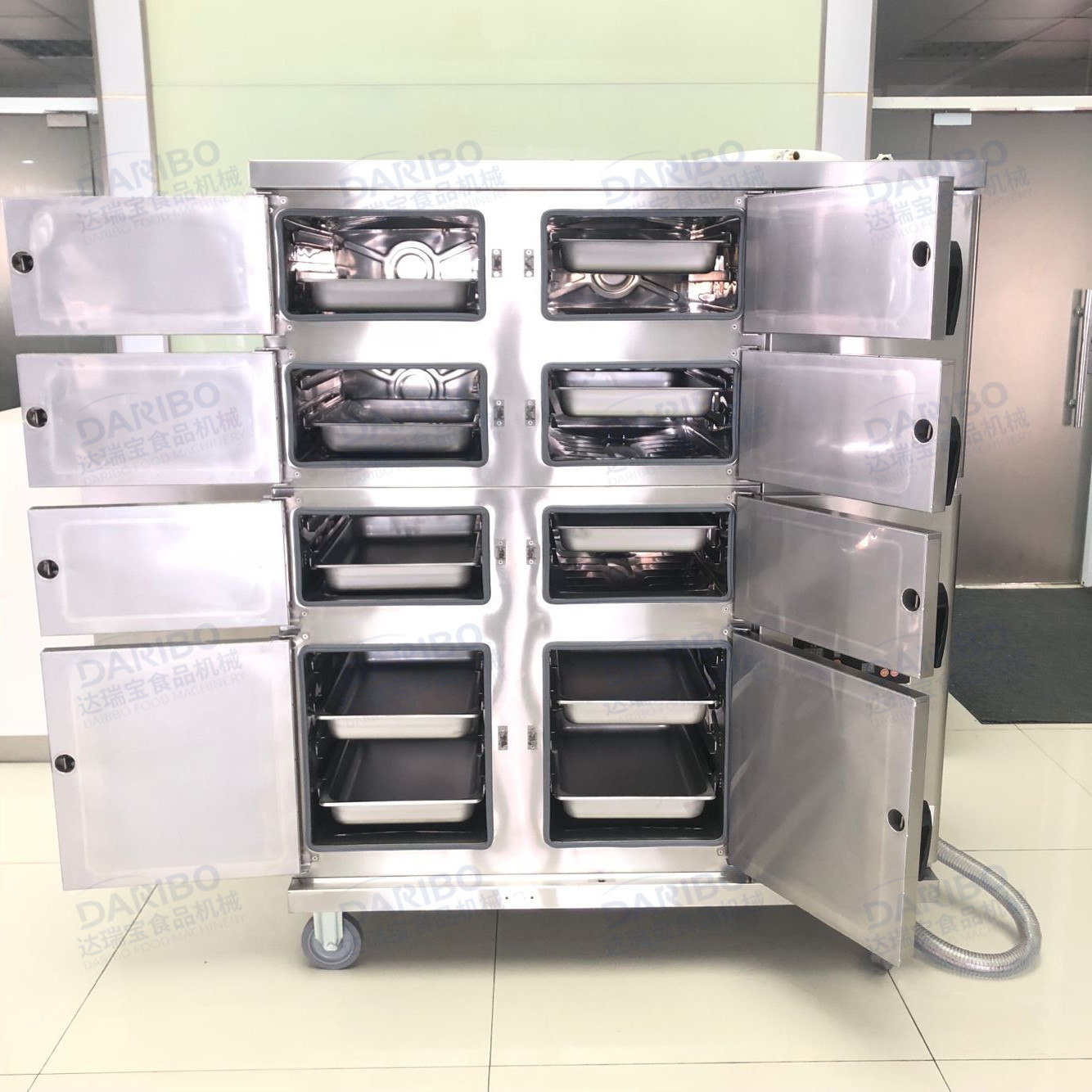 l连锁店用西厨蒸柜大功率 8门蒸海鲜菜柜 炖椰子汤炉柜 蒸盅汤柜